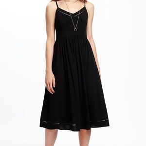 Black Cami Midi Sundress by Old Navy
